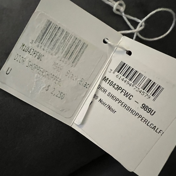 DIOR Perforated Cannage Large Shopping Tote - Picture 10 of 16